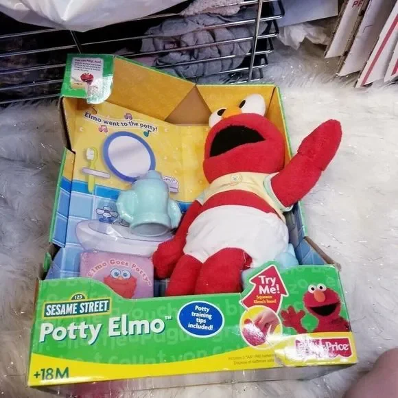 Fisher-Price Toys Pottyelmosesame Street 203 Talks Sings